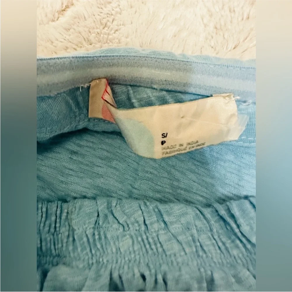 Free People Strapless Blue Dress - Picture 5 of 5